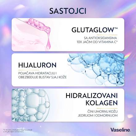 GLUTA-HYA OVERNIGHT RADIANCE serum za telo Vaseline