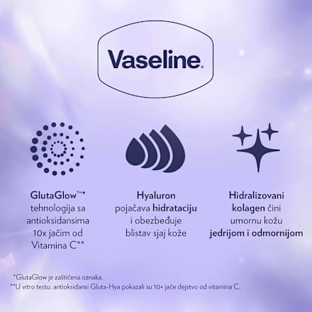 GLUTA-HYA OVERNIGHT RADIANCE serum za telo Vaseline