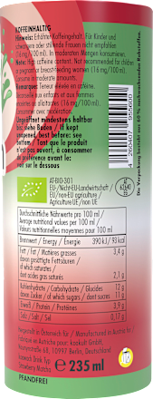 Trinkfertiger Schokodrink, Strawberry Matcha mit Koffein koawach