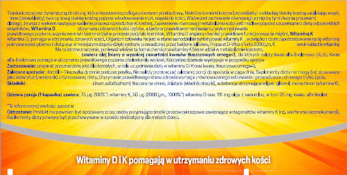 Suplement diety D-Vitum K2 forte 2000 jm  OLEOFARM