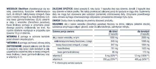 Suplement diety Wiesiołek OLEOFARM