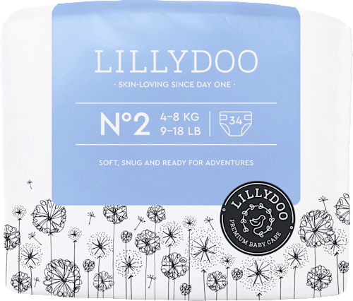 Windeln Gr. 2 (4+ kg) LILLYDOO