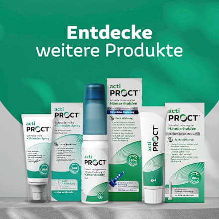 Hämorrhoiden Gel Can mit Applikator actiPROCT