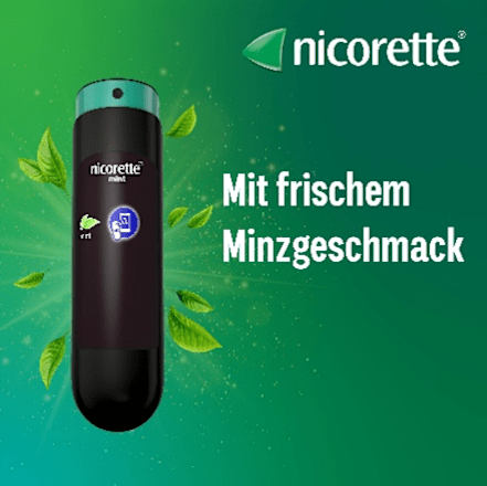 nicorette mint Spray zur Raucherentwöhnung mint Geschmack  nicorette