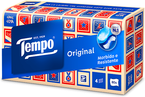 Original box fazzoletti 4 veli assort. Tempo