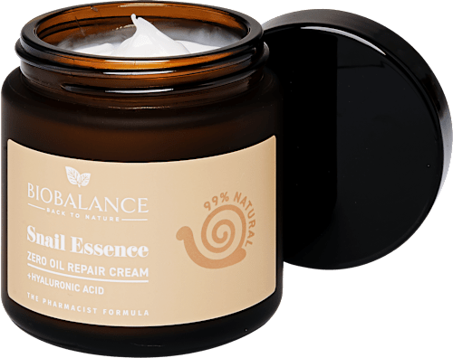 Olajmentes regeneráló krém Snail Essence hialuronsavval BIOBALANCE