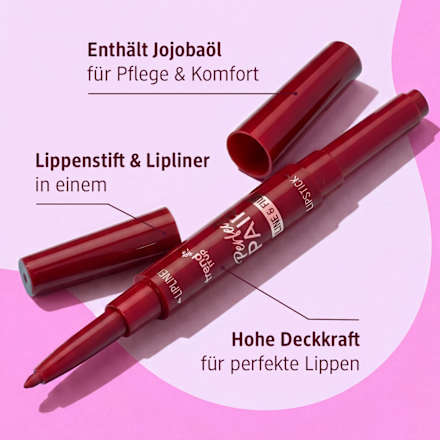 Lippenstift Perfect Pair Line & Fill 540 Ruby Red trend !t up