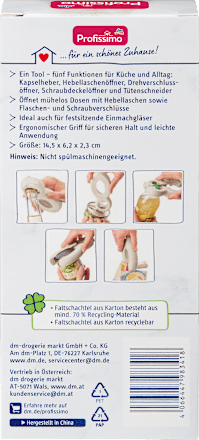 Multifunktionsöffner 5in1 Profissimo