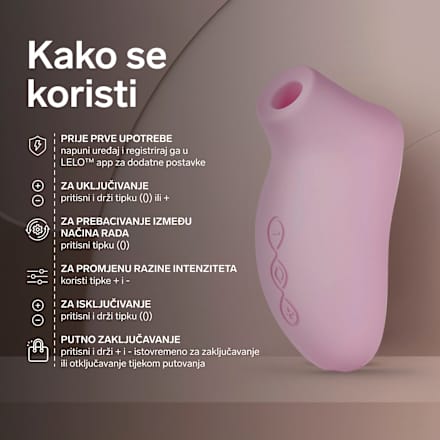 Sonični vibrator SONA™ Originals LELO HEX