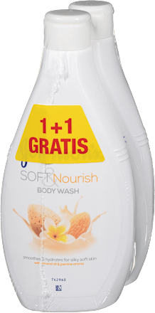 Gel za tuširanje Soft & Nourish, 2 × 400 ml Johnson's