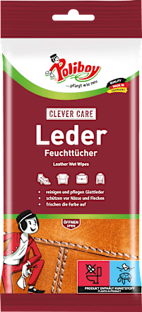 Möbelpflege Feuchttücher alle Glattleder Poliboy