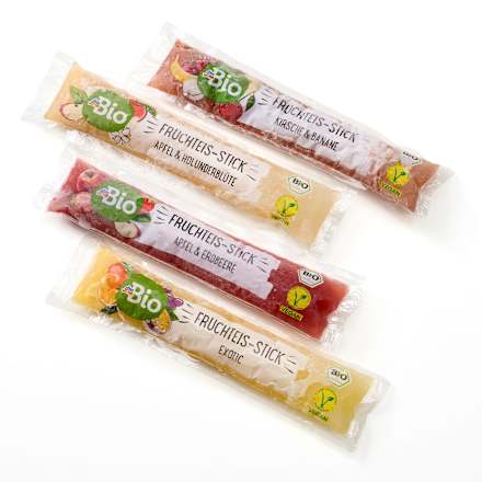 Direktsaft Fruchteis Sticks dmBio