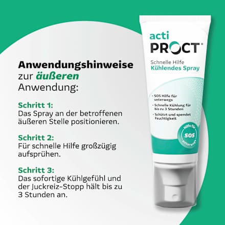 Hämorrhoiden Spray SOS actiPROCT