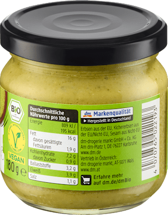 pomazánka hummus hráškový dmBio