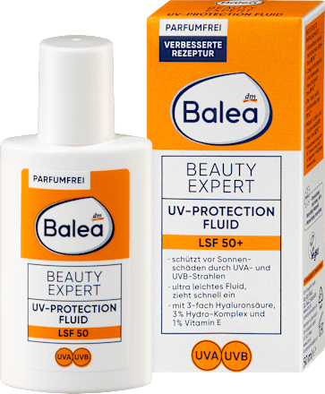 BEAUTY EXPERT fluid za zaščito pred UV-žarki, ZF 50+ (zelo visoka zaščita) Balea