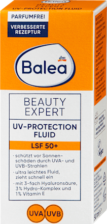 BEAUTY EXPERT fluid za zaščito pred UV-žarki, ZF 50+ (zelo visoka zaščita) Balea