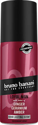 Deospray Loyal Man Ginger Geranium Amber bruno banani