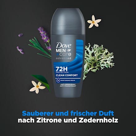 Antitranspirant Deo Roll-on Clean Comfort Dove MEN+CARE
