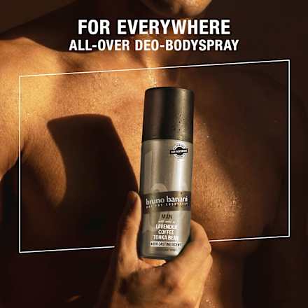 Deospray Man Lavender Coffee Tonka Bean bruno banani