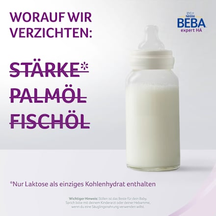 Anfangsmilch Expert HA Pre von Geburt an Nestlé BEBA