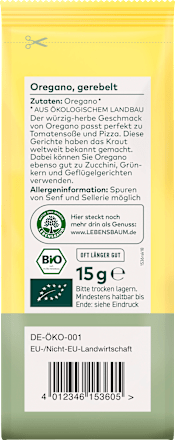 Oregano, gerebelt LEBENSBAUM