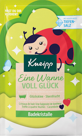 Badesalz Eine Wanne VOLL GLÜCK Kneipp