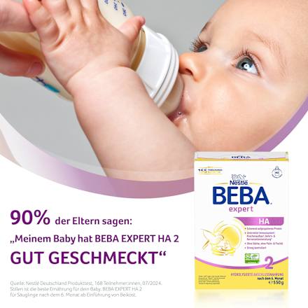 Folgemilch Expert HA 2 nach dem 6. Monat Nestlé BEBA