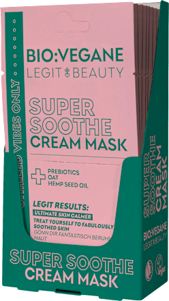 Gesichtsmaske Super Soothe Cream Mask (2x5 ml) BIO:VEGANE