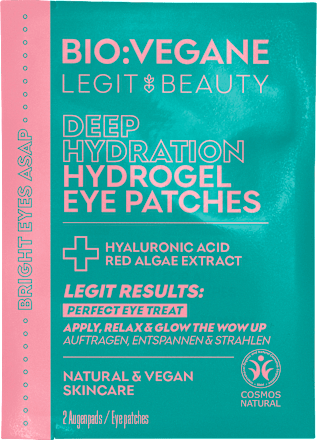 Augenpads Hydrogel Deep Hydration (1 Paar) BIO:VEGANE