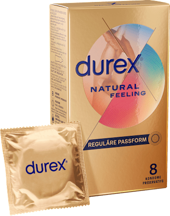 Kondome Natural Feeling, latexfrei, Breite 56mm Durex