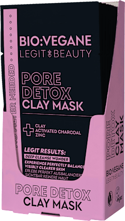 Gesichtsmaske Pore Detox Clay Mask (2x5 ml) BIO:VEGANE