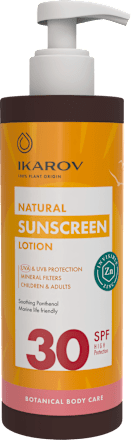 Слънцезащитен лосион с цинк, SPF30 IKAROV