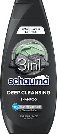 Шампоан Men 3в1 с активен въглен Schwarzkopf Schauma