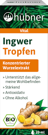Ingwer Tropfen hübner