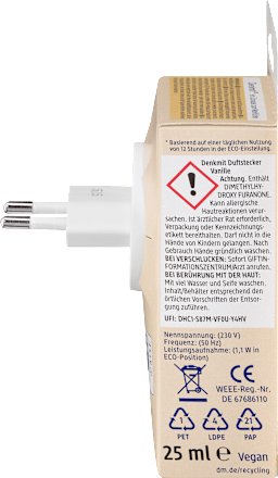 Lufterfrischer Duftstecker Vanille  Denkmit