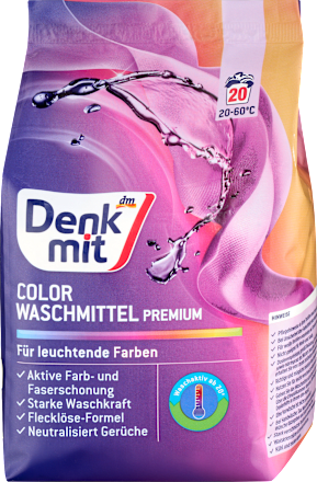 prací prášek na barevné prádlo Premium Denkmit