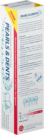 Zahnpasta Natur Perl System PEARLS&DENTS