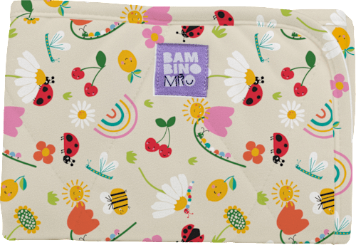 Wickelunterlage für unterwegs, creme, Motiv Sommer Bambino Mio