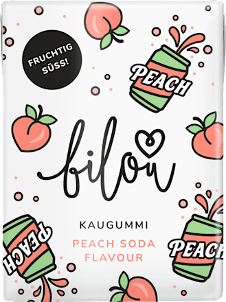 Kaugummi Soda Peach bilou