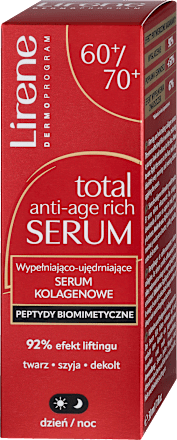Serum kolagenowe wypełniająco-ujędrniające 60-70+ Lirene