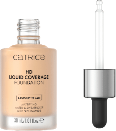 Foundation Liquid HD Coverage Waterproof 008 Fair Beige  CATRICE