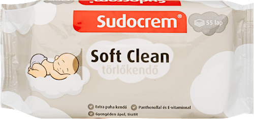Nedves törlőkendő, Soft Clean Sudocrem