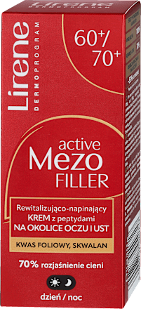 Krem z peptydami na okolice oczu i ust 60-70+ Lirene