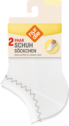 Schuhsöckchen weiß, Gr. 39-42 (2 Paar) nur die