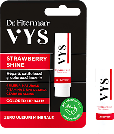 Balsam de buze Strawberry Shine Doctor Fiterman KISS