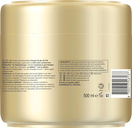 Haarmaske Repar & Care Keratin PANTENE PRO-V