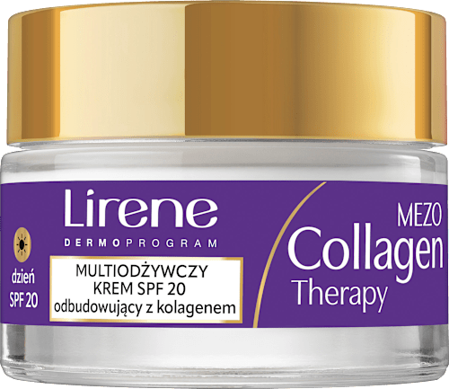 Multiodżywczy krem SPF 20 odbudowujący z kolagenem 70+, na dzień Lirene