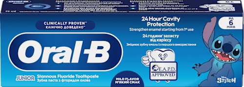 Detská zubná pasta Junior 6+ Stitch  Oral-B