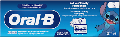 Detská zubná pasta Junior 6+ Stitch  Oral-B