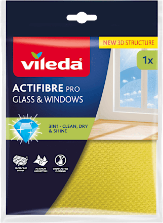 Utierka na sklo a okná Actifibre Pro Vileda